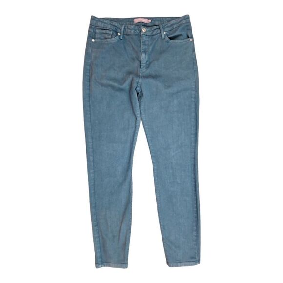 Just USA Teal Skinny High-Waist Jeans  Size 31 - Picture 1 of 6